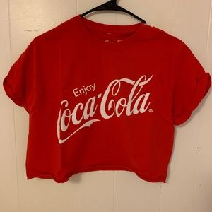 Coca Cola Red Cropped Tshirt